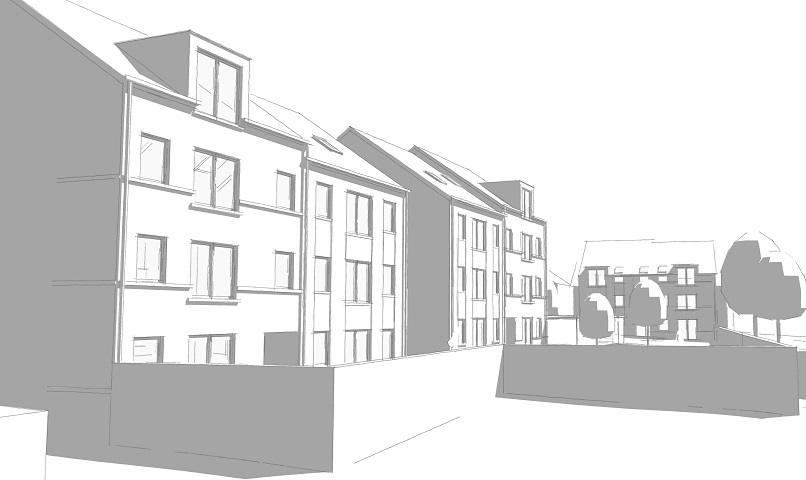 Image-lien vers le projet Construction de 22 appartements à Braine-l'Alleud
