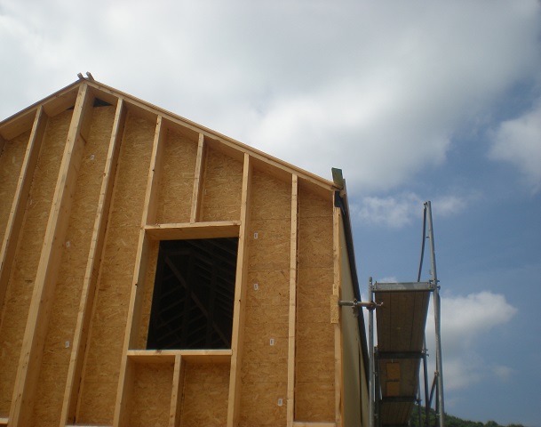 Image-lien vers le projet Construction d'une maison passive en bois à Limbourg et cabinet de kinésithérapie
